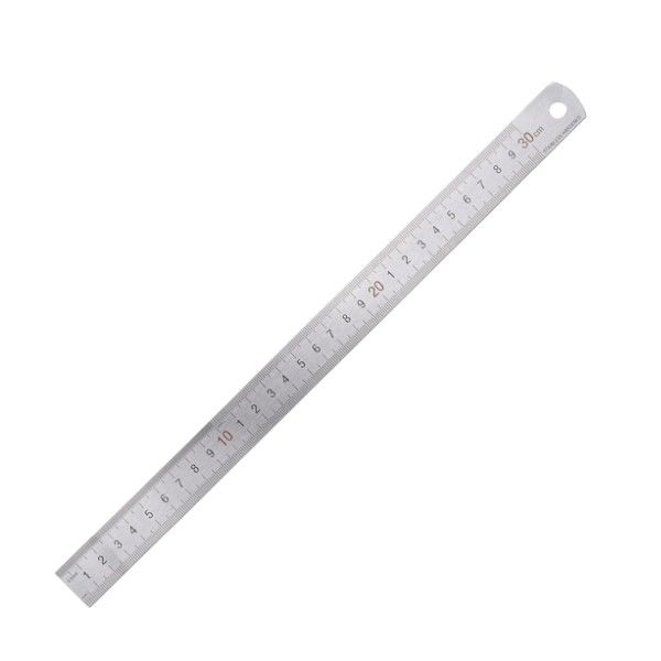 Metric Steel Ruler 30cm x 2