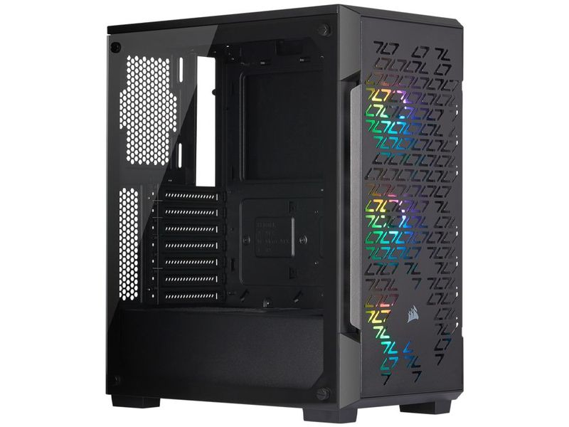 Corsair iCUE 220T RGB Airflow Tempered Glass Mid-Tower Smart Case Black