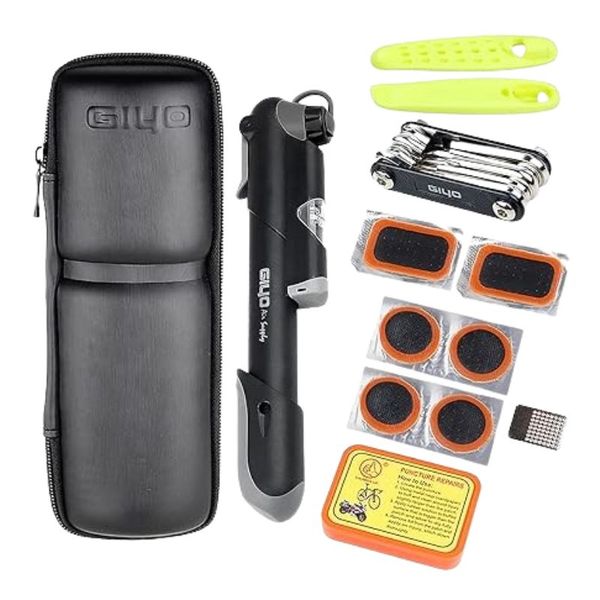 Giyo 4 in 1 Bicycle Repair Kit Tool Bottle Set