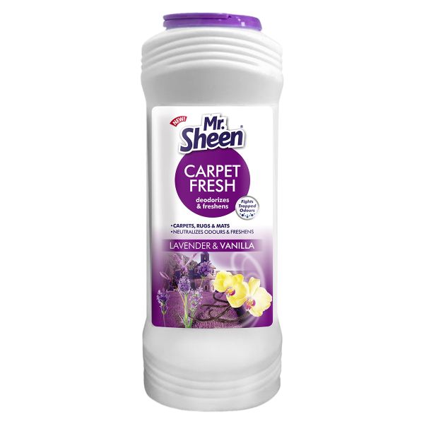 Mr Sheen Carpet Fresh Deodorizer Lavender And Vanilla 600G - 2 Pack