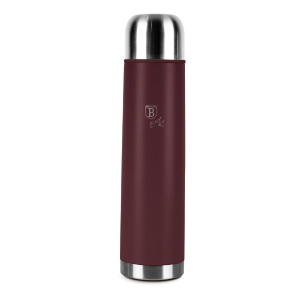 Berlinger Haus Vacuum Flask, 1L, Matt Bordeaux