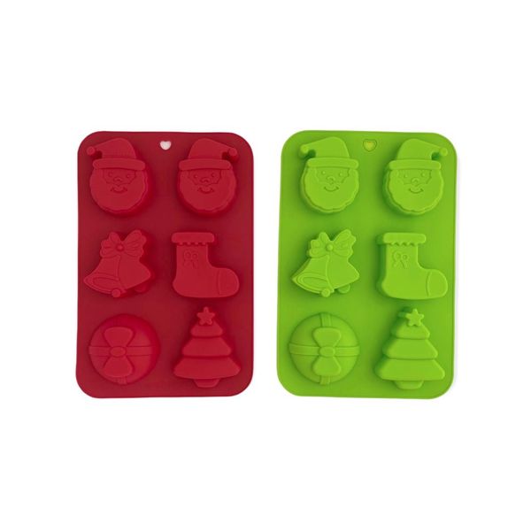 Christmas Silicone Moulds - 2 Pack