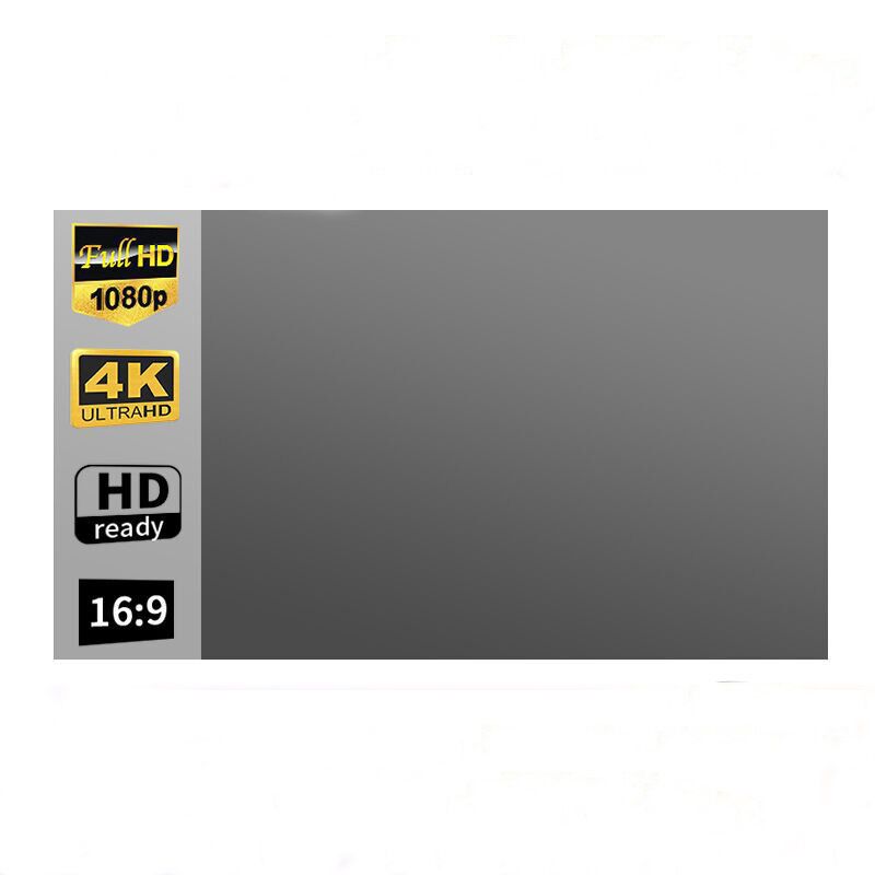 120 Inch HD Metal Anti-light Projector Screen Portable Foldable