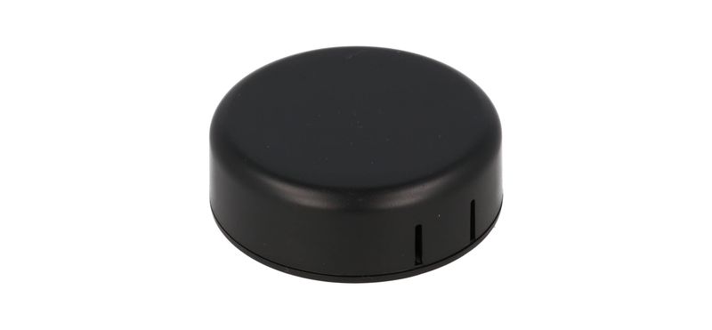 1551SNAP12 ABS Miniature Snap-Fit Enclosure 60x60x20mm Round IP30
