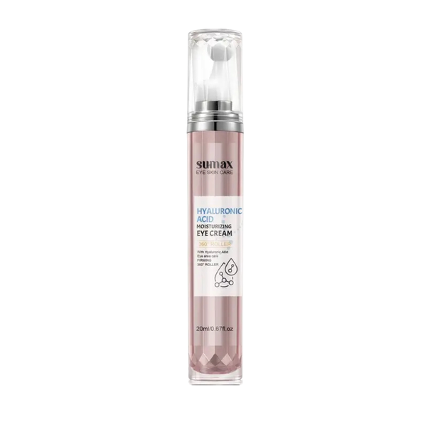 Hyaluronic Acid Eye Cream with 360 Metal Roller - 20ml