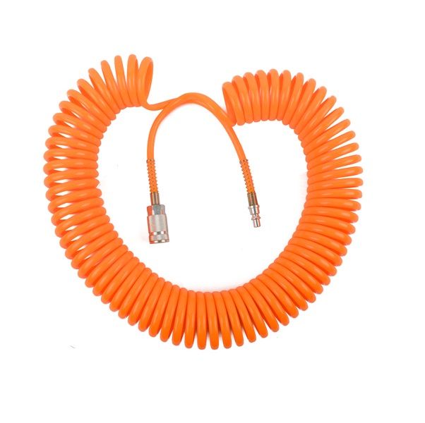 Spiral Hose - Aro Quick Coupler - 15M x 8MM - 2 Pack