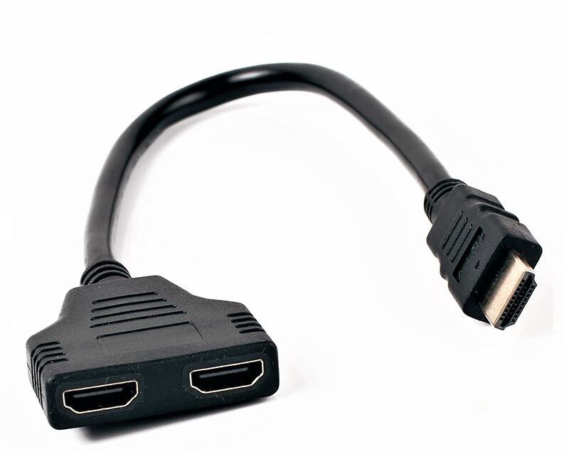 HDMI Adapter Male to Female Splitter Adapter Cable HDMI Splitter 1 in 2