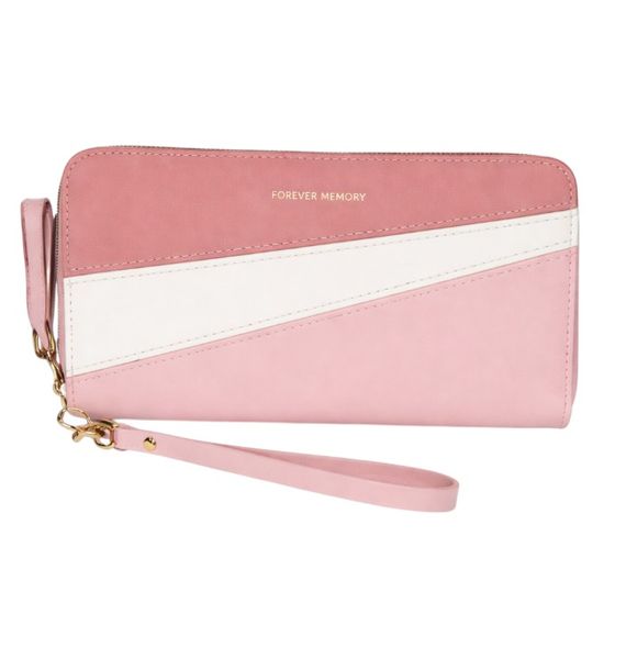 Forever Memory Women's Long Double Zipper Clutch Wallet