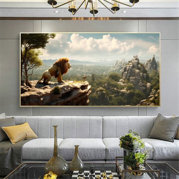 Canvas Wall Decor - Lion's Domain - 0482