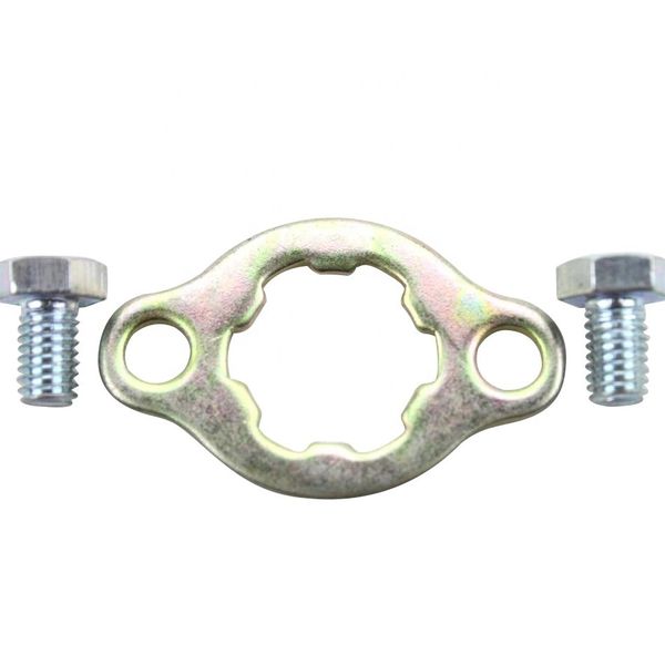 Front Sprocket Lock Plate &amp; Bolts - CG125 / CG150 125-150cc