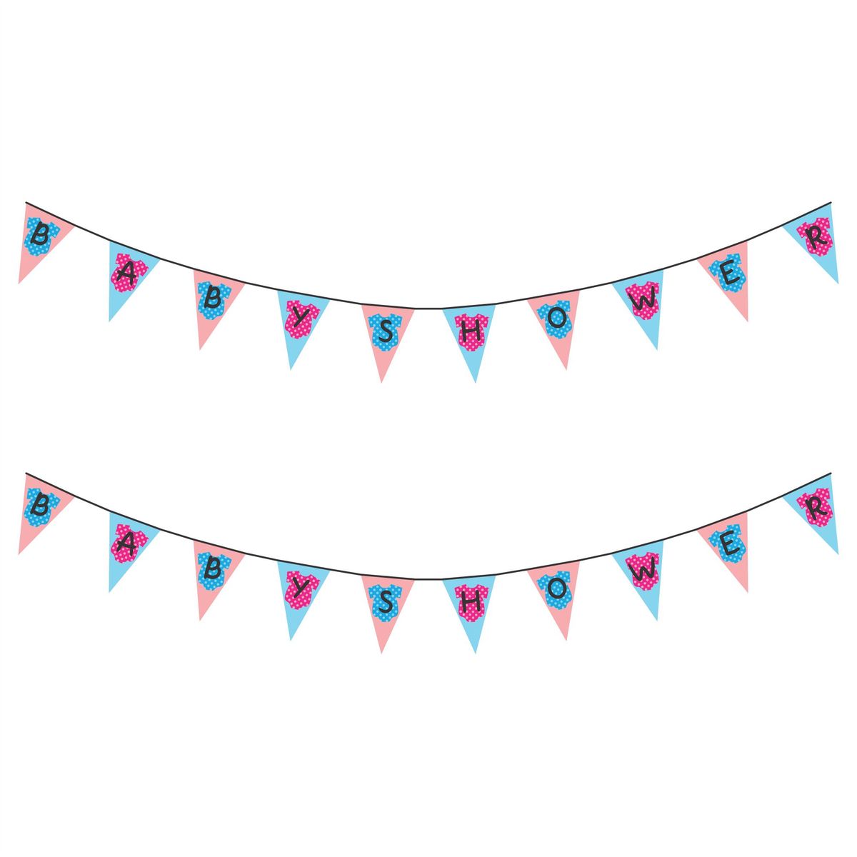 Baby Shower Gender Reveal Bunting Flags Buy Online In South Africa 