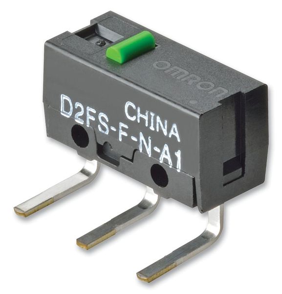 Omron (D2LS-21) Microswitch, Ultra Subminiature, Pin Plunger