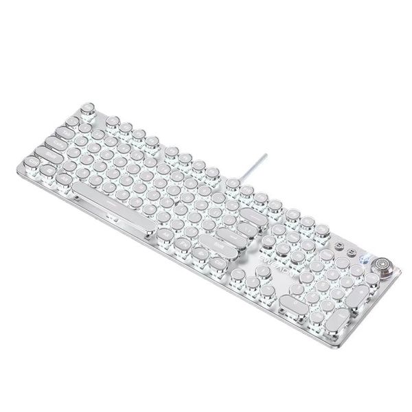 Mechanical Keyboard 87-Key - RGB Backlit Aluminum Keycaps - Blue Switch