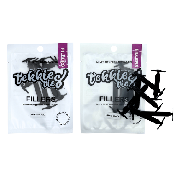 Tekkie Ties Large Black Fillers