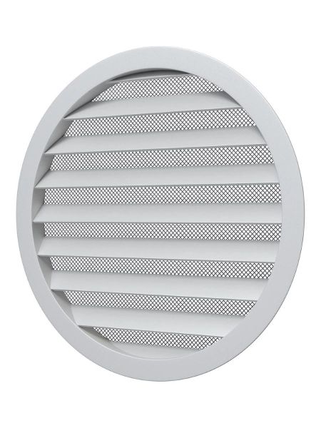 Aluminium ventilation grille 200mm with stainless steel net