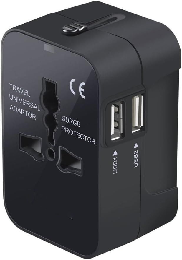 Adapter - Worldwide Universal Power Wall Charger - AC Power Plug Adapter