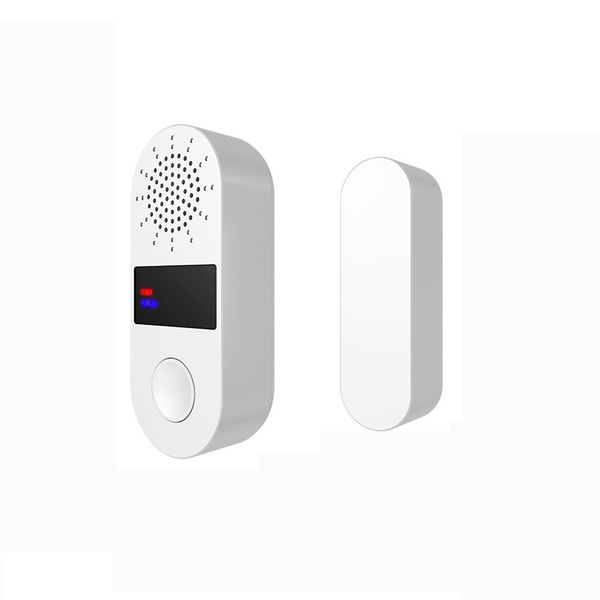 Tuya WiFi Door Window Magnetic Sensor with Wireless Alarm &amp; App Control