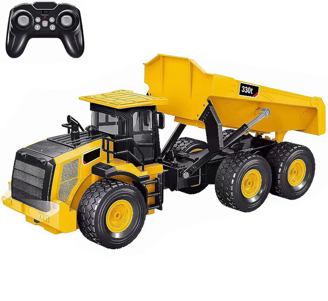 9-Channel Remote Control Transport Dump Truck Engineering Truck Toy