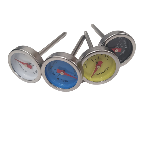 Lifespace Steak Button Thermometers - reusable 4 pack