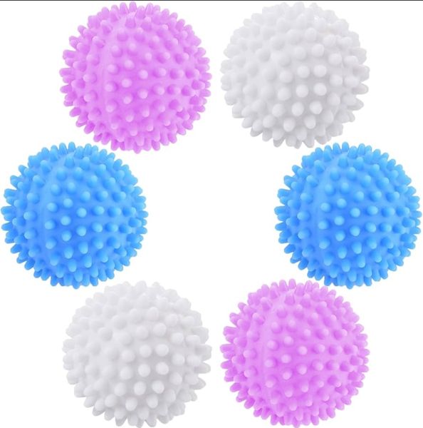Pet Hair and Tangle-Free Reusable Laundry Balls - 6 Pack