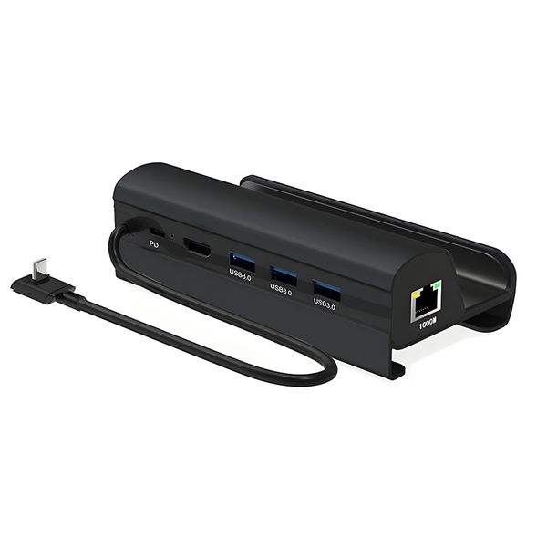 Alloy USB C Docking Station 6 in 1 USB Hub with 3 USB3.0 and PD 60W