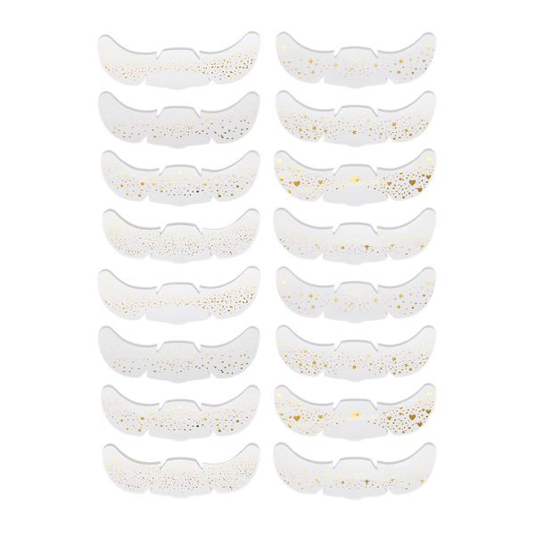 16 Pieces Glitter Freckle Face Tattoos Waterproof Temporary Stickers