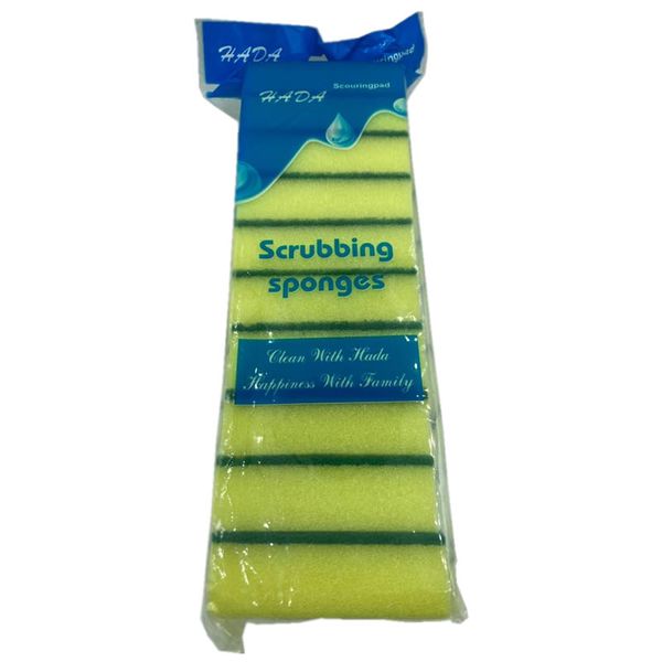 Absorbent HADA Scrubbing Sponges 10 Piece