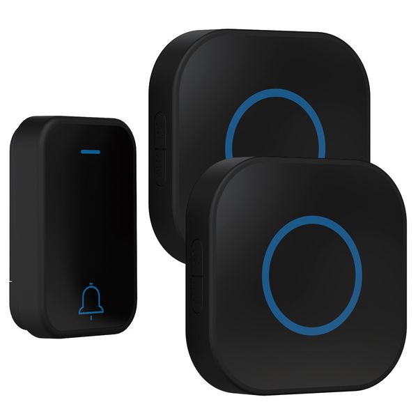 Wireless Doorbell, Waterproof Door Bell with 60 Chimes &amp; Volume Levels