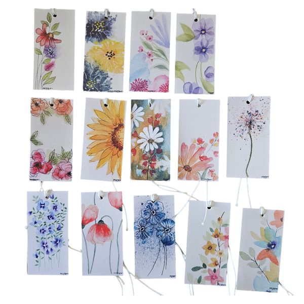 Flower Gift Tags -28 Tags in a Pack