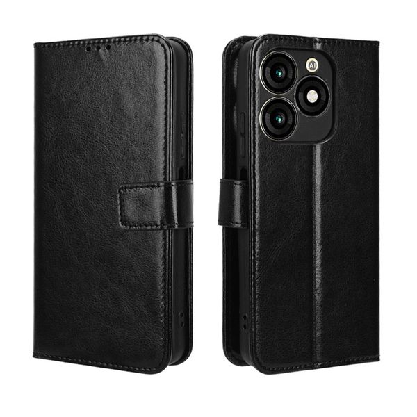 Crazy Horse Pattern Leather Protective Case For Itel S25 Ultra 4G