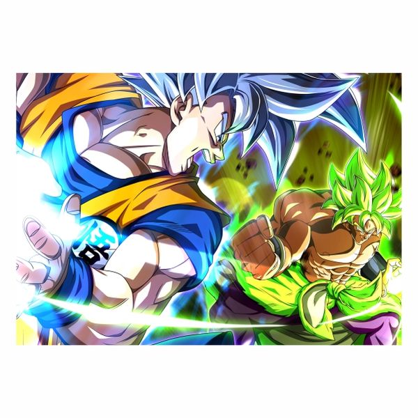 Goku Vs Broly Landscape - A1 poster