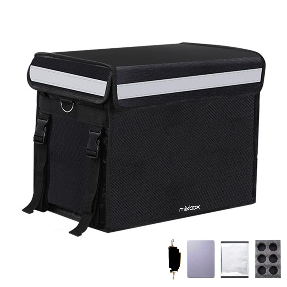 Mix Box 62L Extra Large Capacity Delivery Bag, For Thermal Delivery