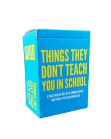 Things they don't teach you in school trivia family game | Shop Today