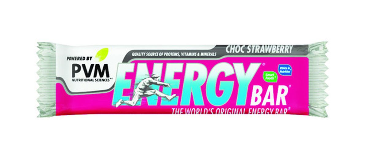 PVM Energy Bar Choc Strawberry (20 x 45g Bars) | Shop Today. Get it ...