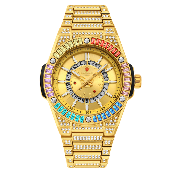 Men's Leather Casual Quartz Watch