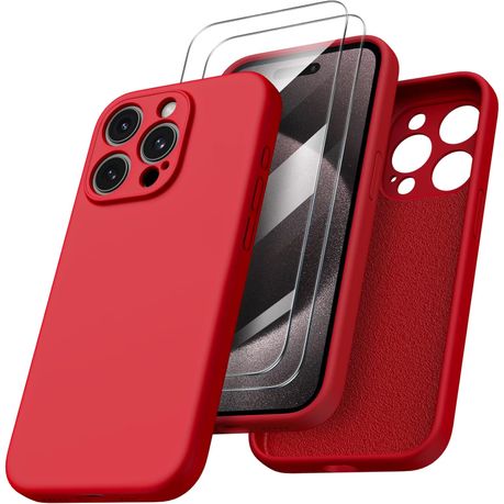 For iPhone 15 Pro Max MagSafe Liquid Silicone Phone Case(Red)