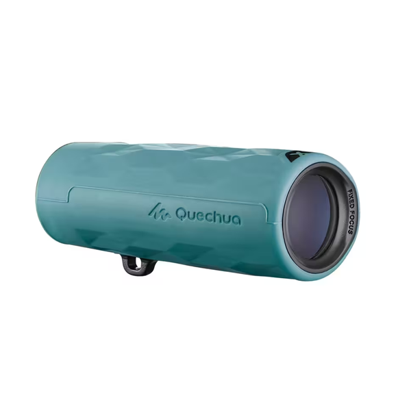 Quechua Kids Fixed Focus Hiking Monocular M100 x8 Magnification Blue
