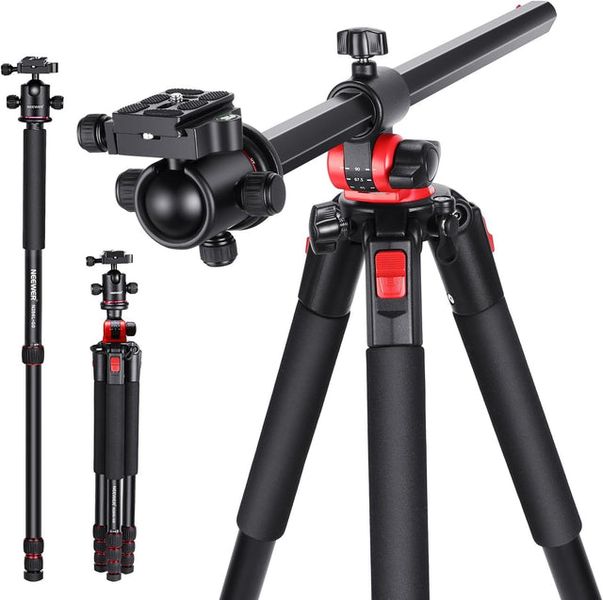 Neewer N284L+G0 79"/200cm Magnesium Aluminium Alloy 2-in-1 Tripod &amp; Monopod