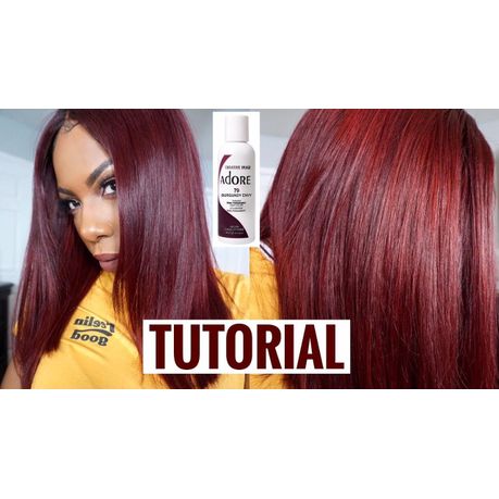 Adore Shining Semi-Permanent Hair Color - Burgundy Envy 118ml | Buy Online  in South Africa 