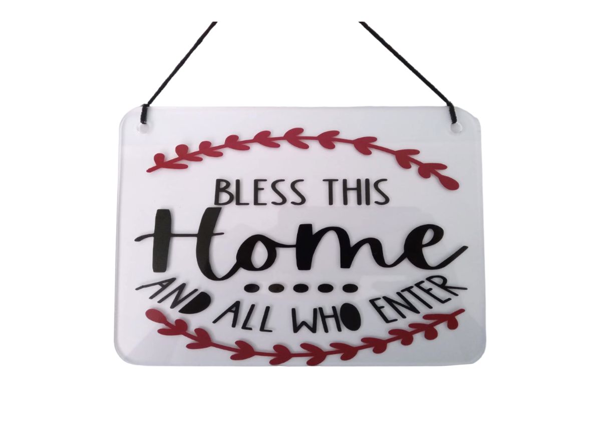 Home Decor Acrylic Wall Art - &quot;Bless This Home&quot;