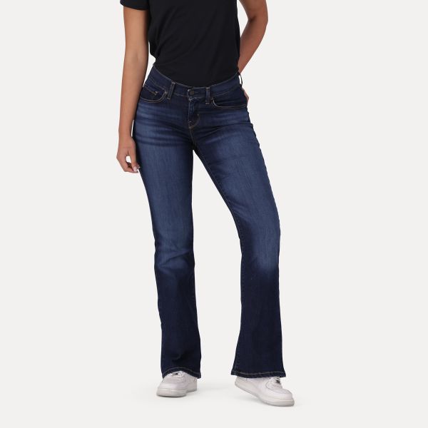 Levi's Women's Curvy Flare - Chelsea Carbon Glow