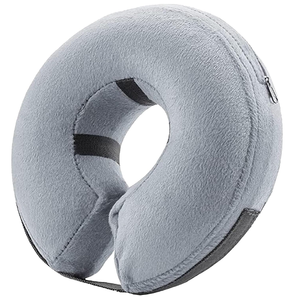 Inflatable Protective Dog Collar Cone- Adjustable Pet Recovery Neck Pillow