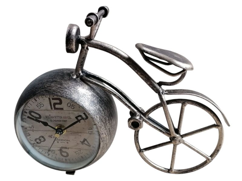 Retro Brass Vintage Bicycle Clock