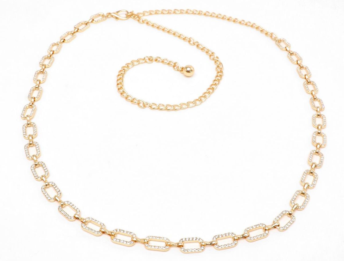 Quiz Ladies Gold Diamate Chain Belt Shop Today. Get it Tomorrow!