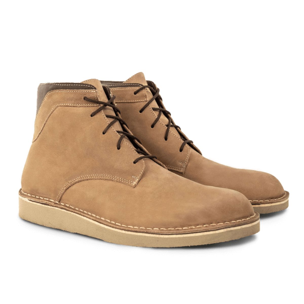 Men's Super Vellie Boots - Oiled Milled Nubuck - Stone - Curve Gear ...