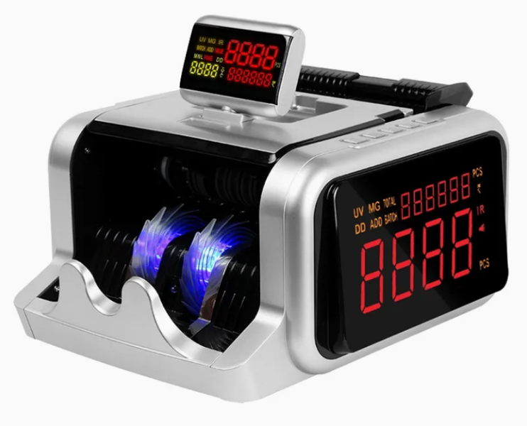Silver High Speed Money Bill Counter - A024-1-2