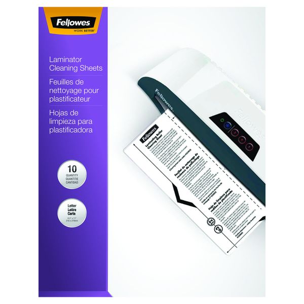 Fellowes Enhance80 Laminating Cleaning and Carrier Sheets