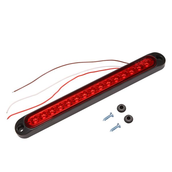 10 Inch Truck &amp; RV Trailer Light Bar 15 Led Third Brake Lights Red