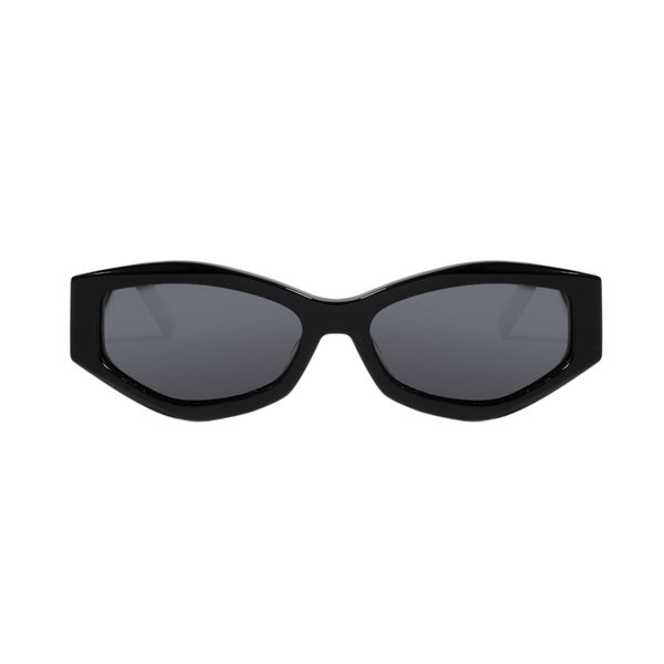 Gabe Black Rectangle Sunglasses