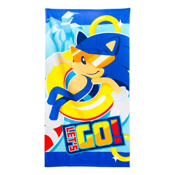 SONIC THE HEDGEHOG Official Licensed Kids Beach/Pool/Bath Towel